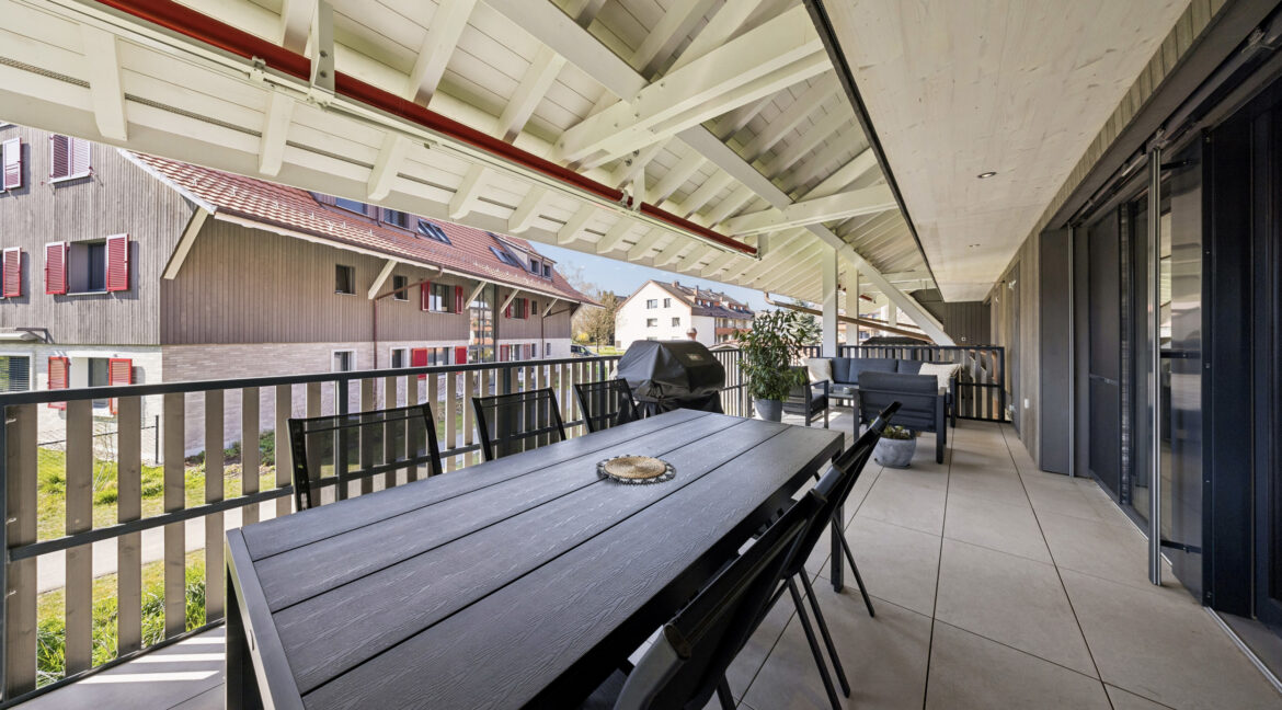 Ihre private 23 m² Terrasse als erweiterter Wohnraum für entspannte Stunden