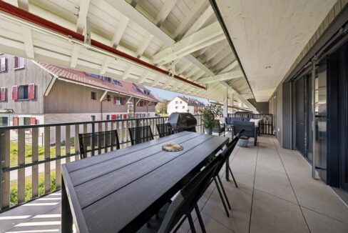 Ihre private 23 m² Terrasse als erweiterter Wohnraum für entspannte Stunden