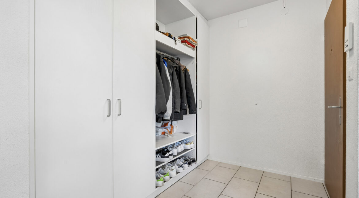 Viel Stauraum im Eingangsbereich