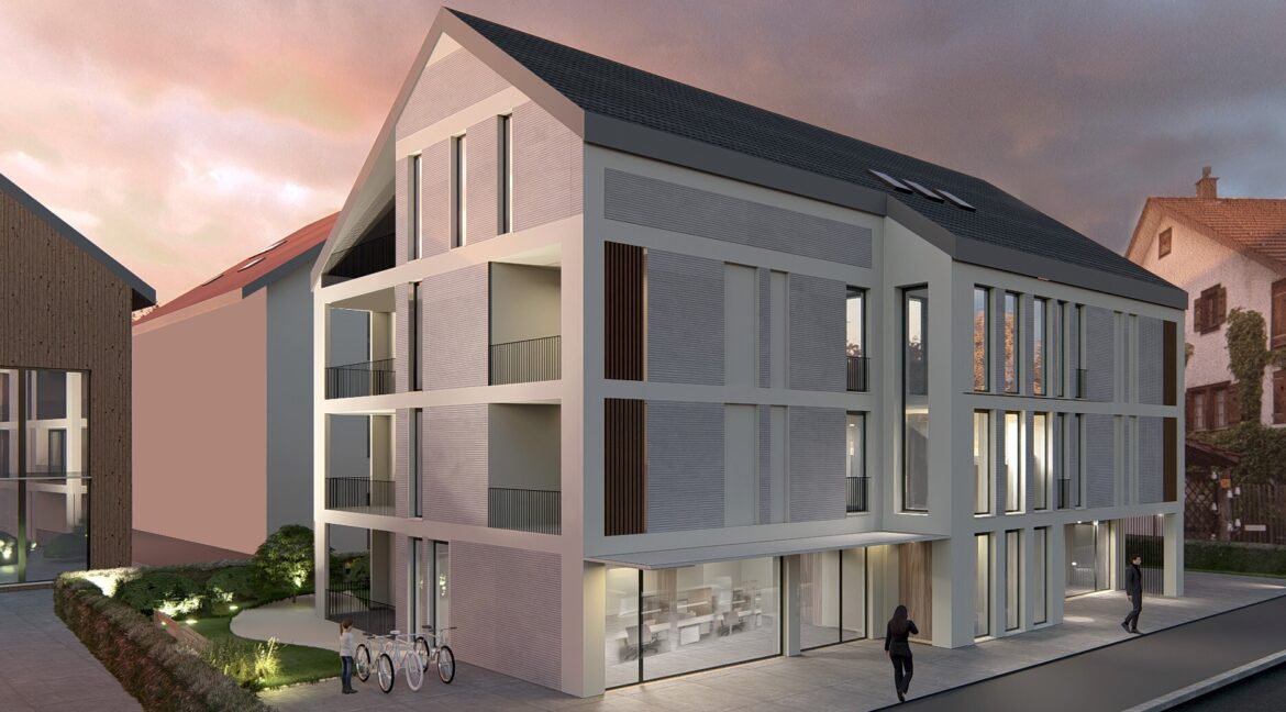 Gewerbe Neubauprojekt Living, Hinwil (1)