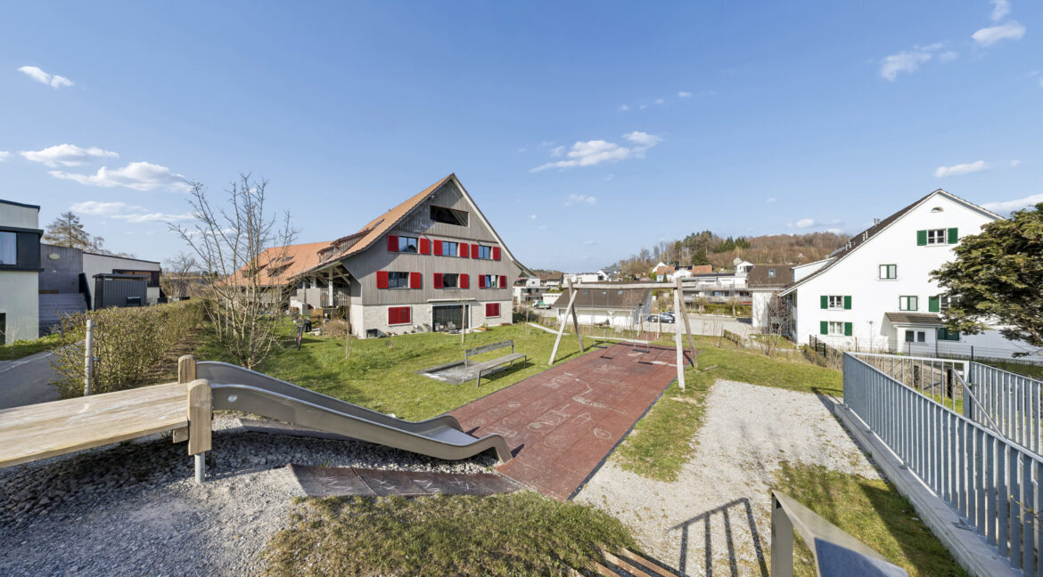 Familienfreundliches Wohnquartier mit Spielplatz
