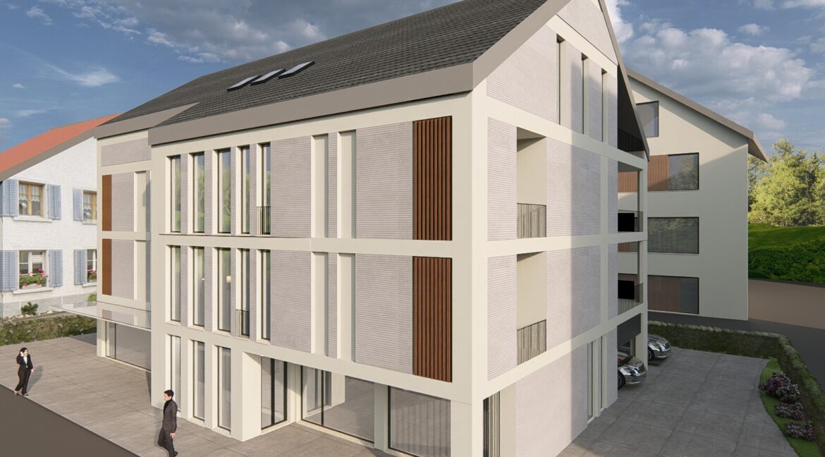 Gewerbe Neubauprojekt Living, Hinwil (1)