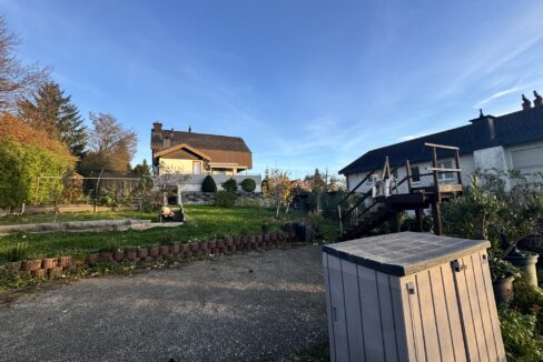 Sicht Richtung Norden auf der Parzelle