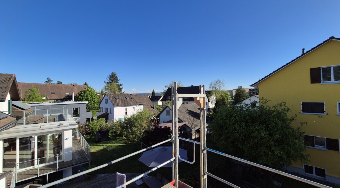 Aktueller Baufortschritt, 25.4.26 (Aussicht, Terrasse)
