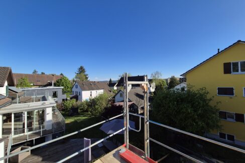Aktueller Baufortschritt, 25.4.26 (Aussicht, Terrasse)