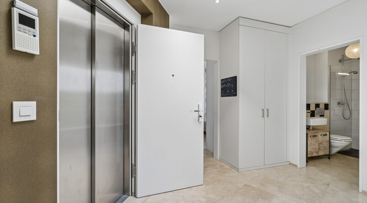 Entrée mit direktem Liftzugang