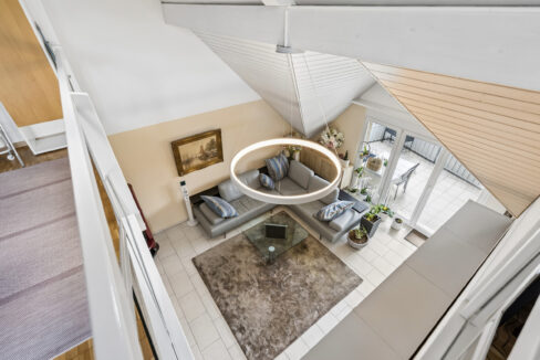 Oder mit Blick ins stilvolle Wohnzimmer
