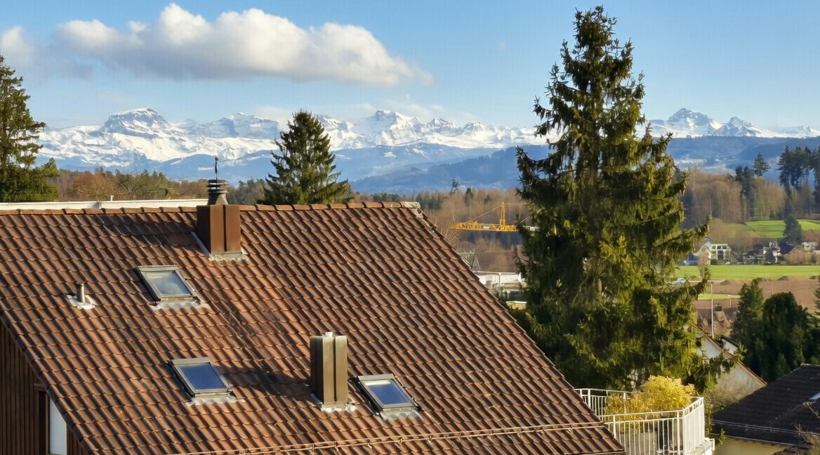 Aussicht auf die Berge