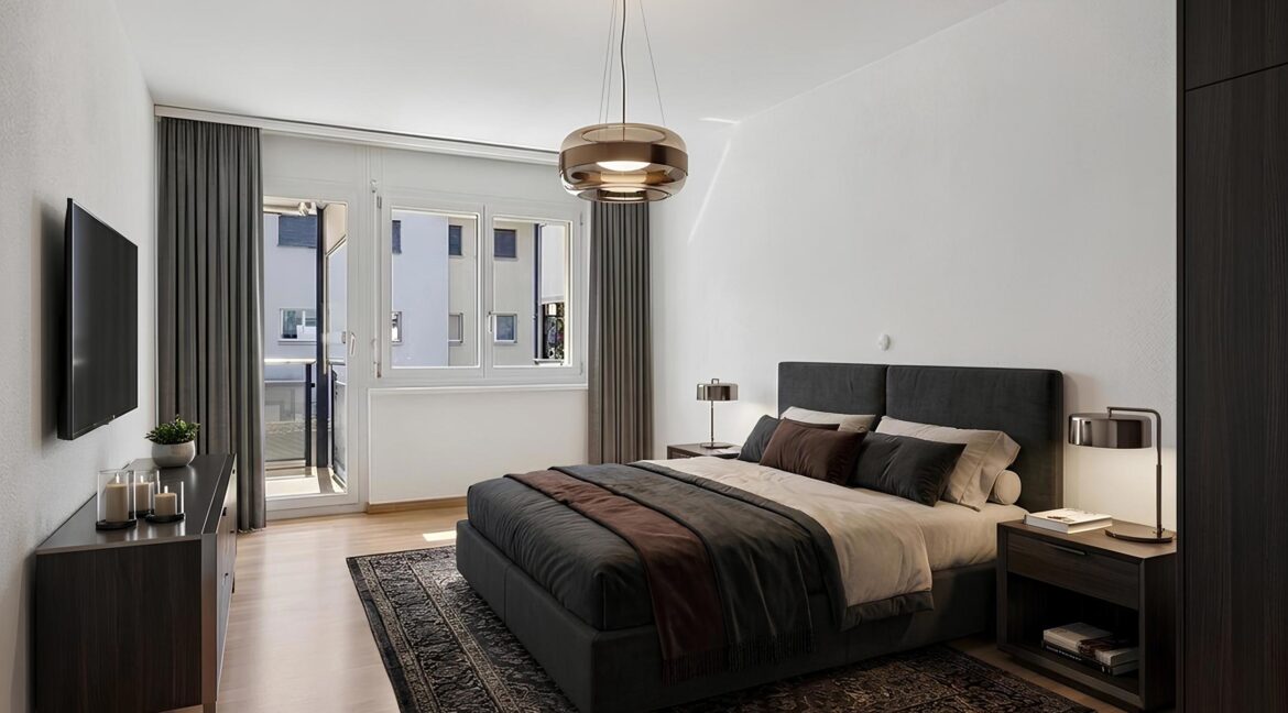 Einrichtungsbeispiel: Komfortables Schlafzimmer